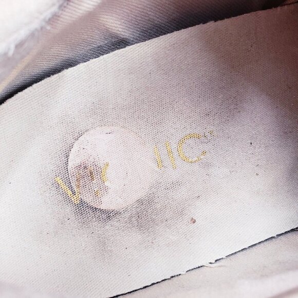 Vionic Womens Size 9.5 Jean Suede Comfort Sneaker Shoe Beige Tan Lace Up Low Top - Picture 9 of 10